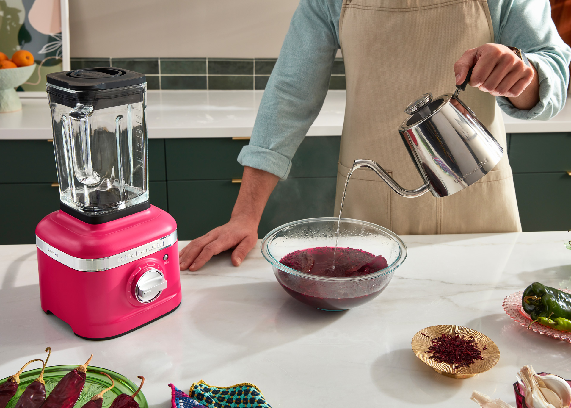 Say Hi to Unveils KitchenAid of Year Color the | 2023 Pro Whirlpool Brand Hibiscus