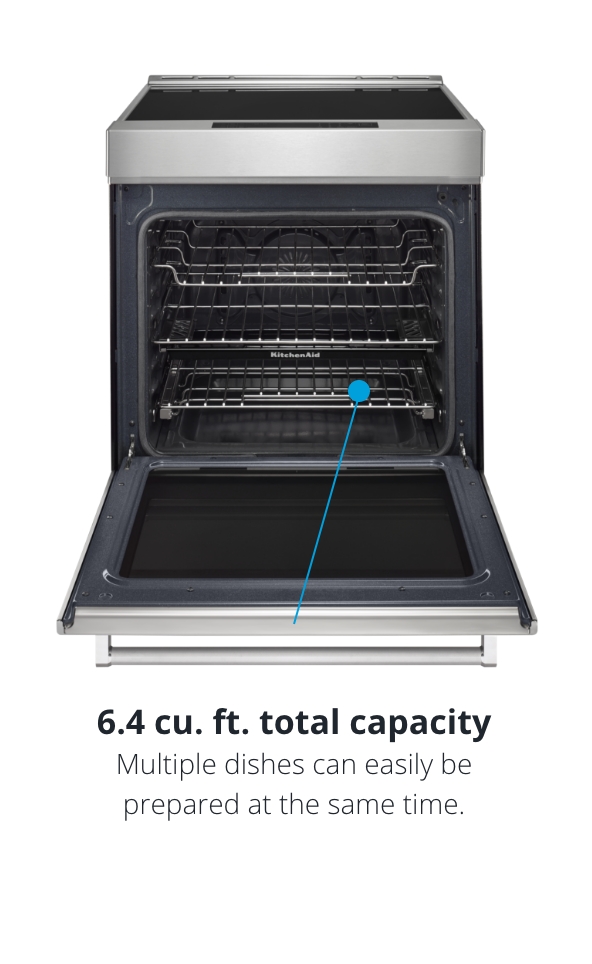 Product Showcase KitchenAid 30 Inch 4 Element Induction Slide In   M Kad I Sir Features 08 