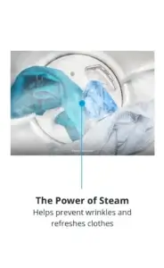 Steam system within the Maytag Pet Pro System dryer