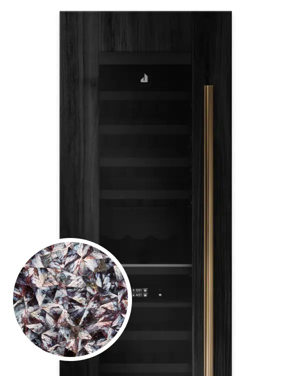 JennAir Wine Refrigerator Burgandy - Right Desktop