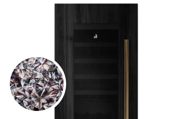 JennAir Wine Refrigerator Burgandy - Right Mobile