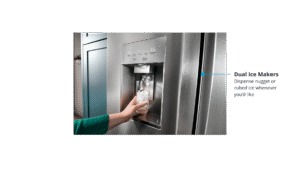 Whirlpool Water Dispenser on Refrigerator