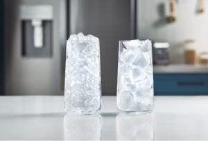 Glasses with Nugget ice in them